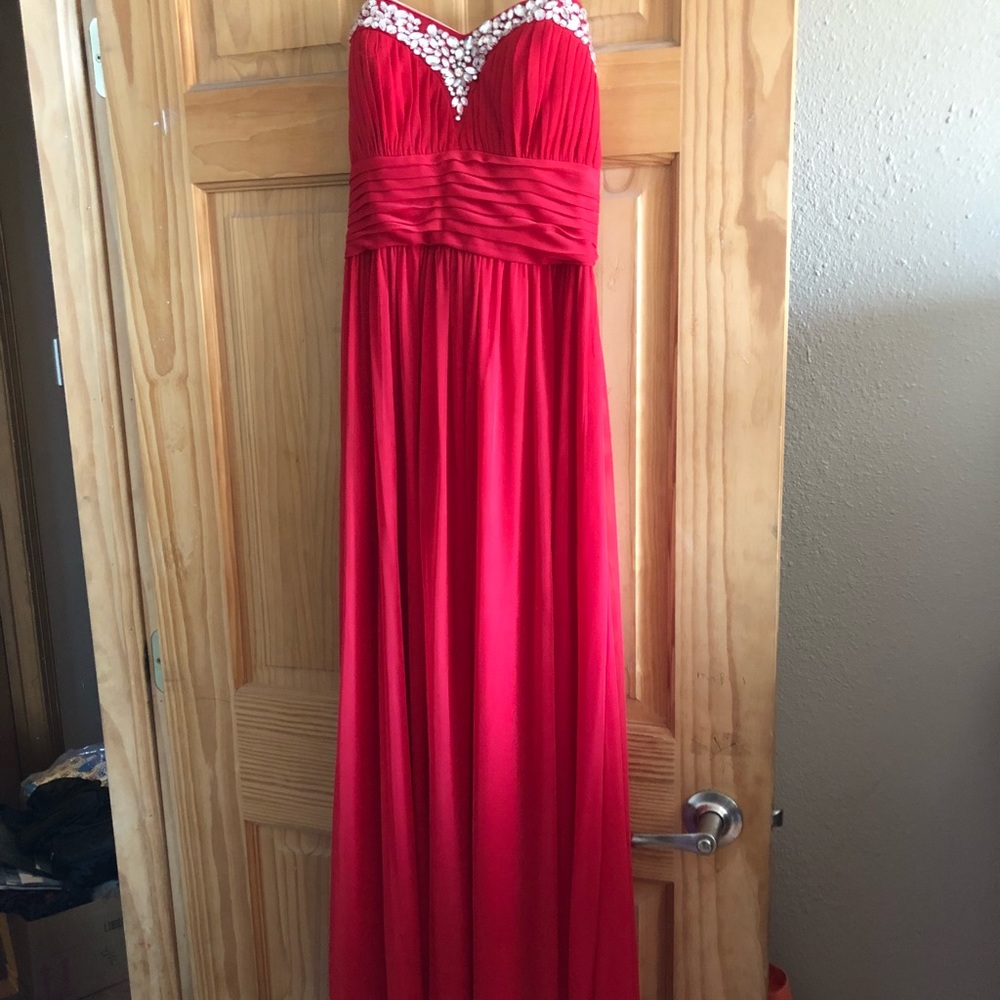 Long Red Prom Dress
